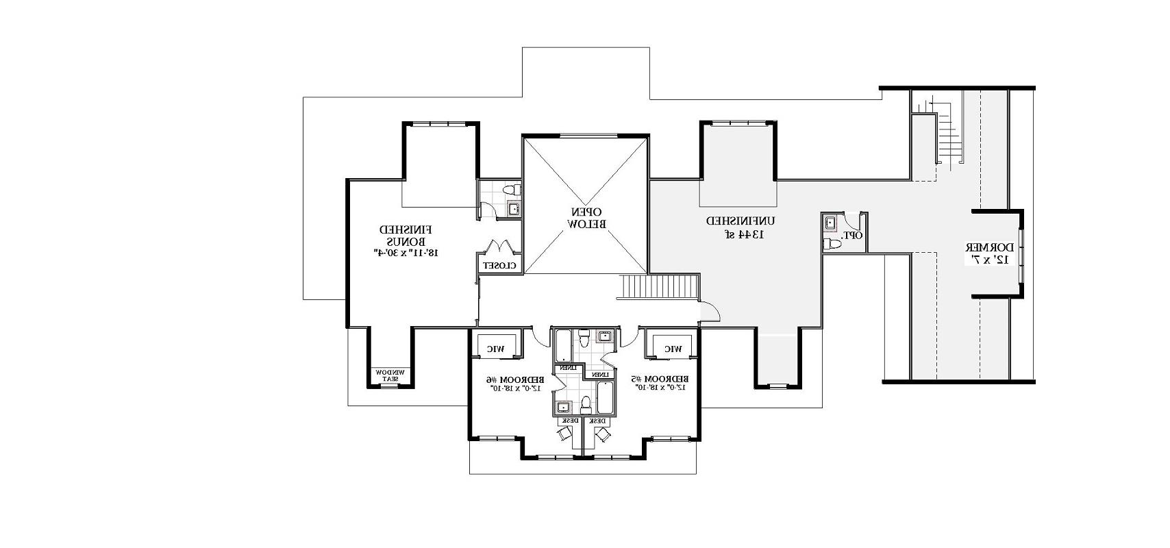 2nd Floor image of Windmere House Plan